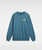 The Vans Mens Posted Loose Sweatshirt in Bluestone