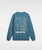 The Vans Mens Posted Loose Sweatshirt in Bluestone