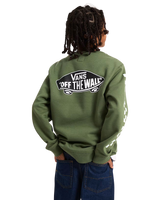 The Vans Boys Exposition Check Sweatshirt in Pine Forest | Available at Anns Cottage