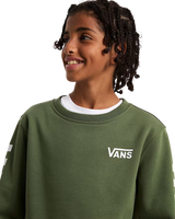 The Vans Boys Exposition Check Sweatshirt in Pine Forest | Available at Anns Cottage