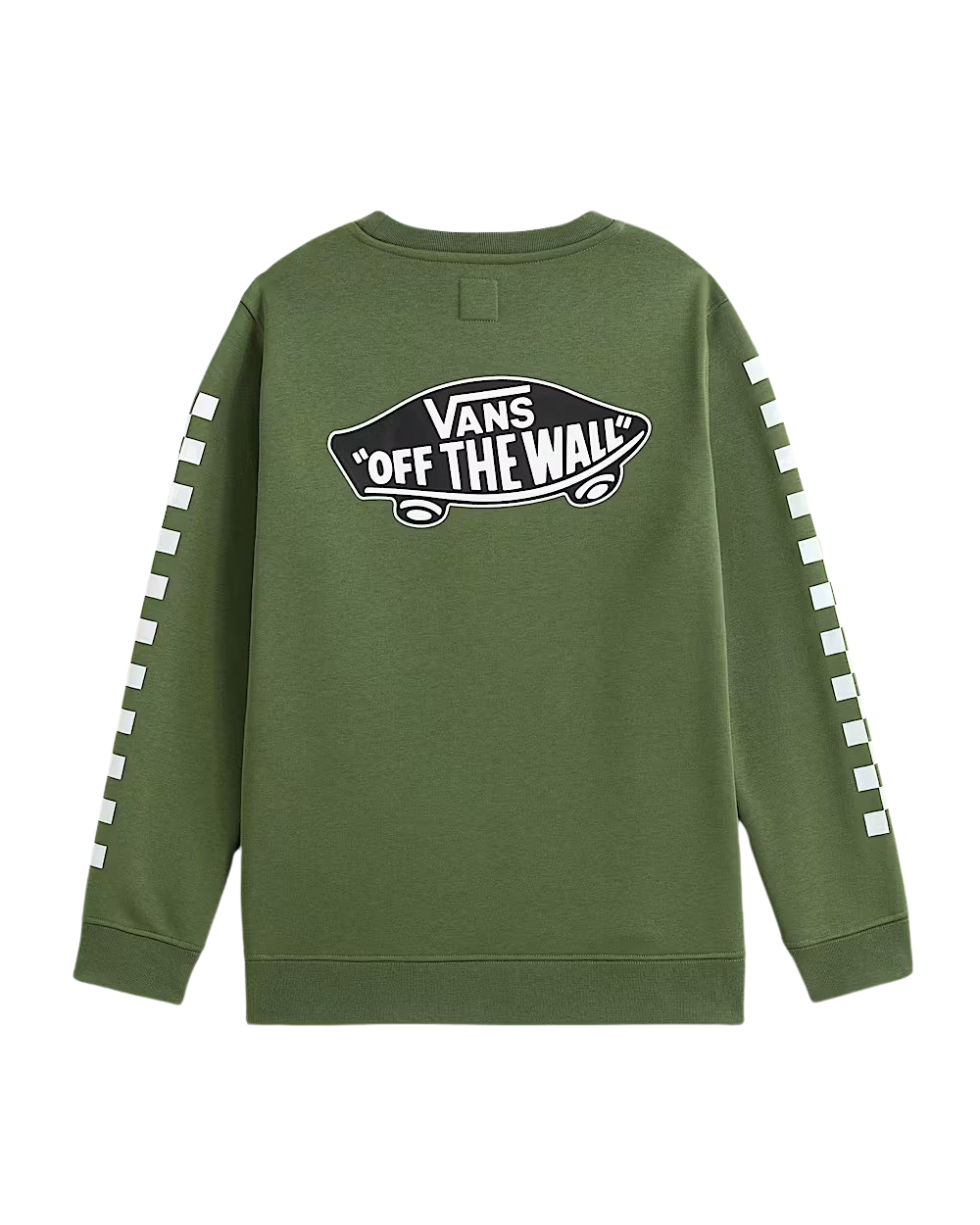 The Vans Boys Exposition Check Sweatshirt in Pine Forest | Available at Anns Cottage