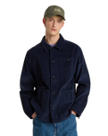 Drill Chore Corduroy Jacket in Parisian Night