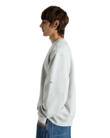 Skate Smile Spike Sweatshirt in Ash Heather