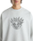 Skate Smile Spike Sweatshirt in Ash Heather
