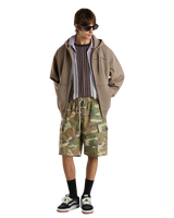 Skate V Thorn Zip Hoodie in Walnut