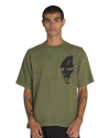 Skate Mike G Skull T-Shirt in Grape Leaf