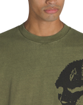 Skate Mike G Skull T-Shirt in Grape Leaf