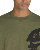 Skate Mike G Skull T-Shirt in Grape Leaf