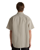 Lawson Stripe Woven Shirt in London Fog & Lemon Icing