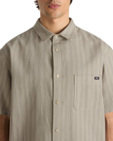 Lawson Stripe Woven Shirt in London Fog & Lemon Icing