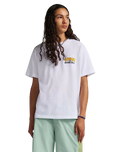 The Vans Shop Front T-Shirt in White & Sunny Yellow | Available at Anns Cottage