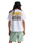 The Vans Shop Front T-Shirt in White & Sunny Yellow | Available at Anns Cottage
