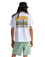 The Vans Shop Front T-Shirt in White & Sunny Yellow | Available at Anns Cottage
