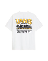 The Vans Shop Front T-Shirt in White & Sunny Yellow | Available at Anns Cottage