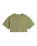 Relaxed Crop Wash T-Shirt in Loden Green