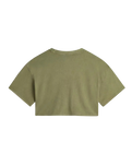 Relaxed Crop Wash T-Shirt in Loden Green