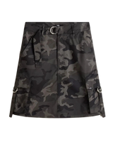 Cobra Cargo Skirt in Black & Parisian Night