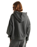 Retro Hoodie in Asphalt