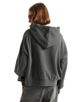 Retro Hoodie in Asphalt