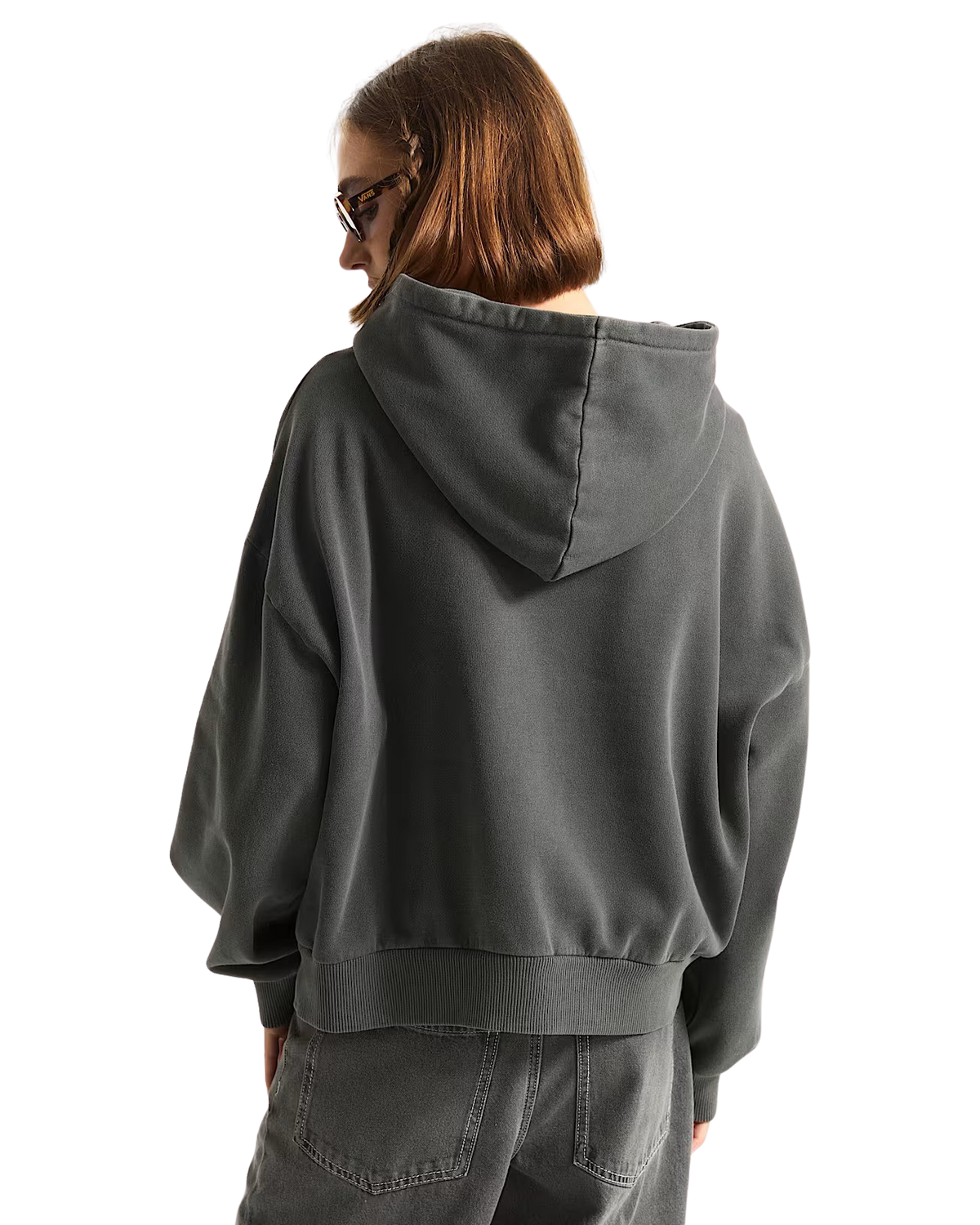 Retro Hoodie in Asphalt