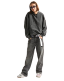 Retro Hoodie in Asphalt