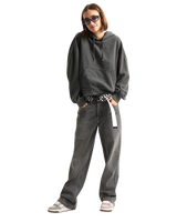 Retro Hoodie in Asphalt