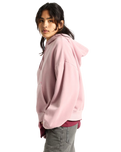 Retro Hoodie in Pink Dawn