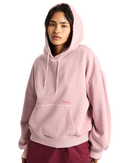 Retro Hoodie in Pink Dawn