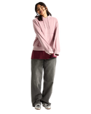 Retro Hoodie in Pink Dawn