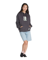 Missed Flights Bloussant Hoodie in Asphalt