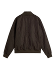 Bennett Quilted Bomber Jacket in Turkish Coffee