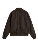 Bennett Quilted Bomber Jacket in Turkish Coffee