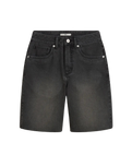 The Vans Womens Sirelle Cut-Off Walkshorts in Washed Black