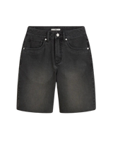The Vans Womens Sirelle Cut-Off Walkshorts in Washed Black