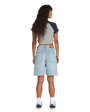 Sirelle Cut-Off Shorts in Light Stonewash