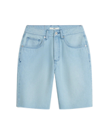 The Vans Womens Sirelle Cut-Off Walkshorts in Light Stonewash