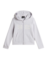 The Vans Girls Girls Daisy Break Zip Hoodie in Evening Haze