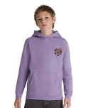 Boys Vortex Pullover Hoodie in Purple Haze