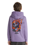 Boys Vortex Pullover Hoodie in Purple Haze