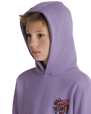 Boys Vortex Pullover Hoodie in Purple Haze