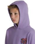 Boys Vortex Pullover Hoodie in Purple Haze