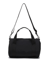 Barreled Midi Duffel Bag in Black