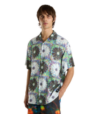 Digitals Woven Shirt in White & Multi