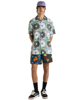 Digitals Woven Shirt in White & Multi