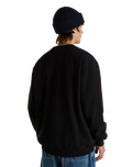Left Chest II Loose Sweatshirt in Black