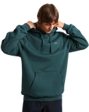 Left Chest II Loose Hoodie in Mystic Moss