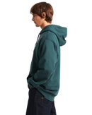 Left Chest II Loose Hoodie in Mystic Moss