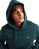 Left Chest II Loose Hoodie in Mystic Moss