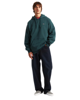Left Chest II Loose Hoodie in Mystic Moss