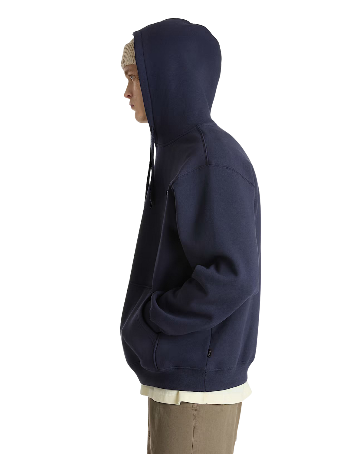 Left Chest II Loose Pullover Hoodie in Parisian Night